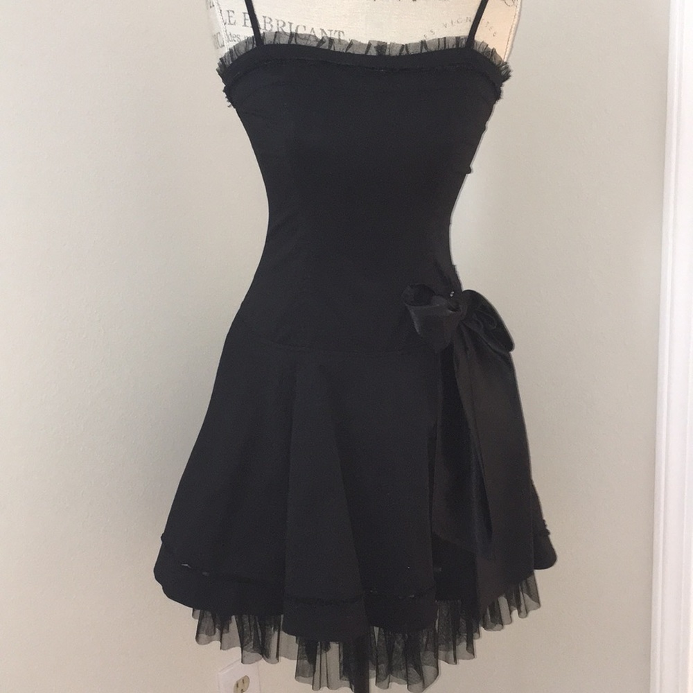 Black Frilled Dress